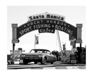 Santa Monica Pier - Vintage Vibes | Limited Edition Fine Art Print