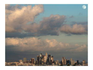 Downtown LA - Fiery Sunset | Limited Edition Fine Art Print